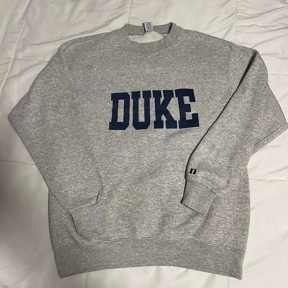 Other - Vintage 90s Boxy Duke Crewneck Gray XL